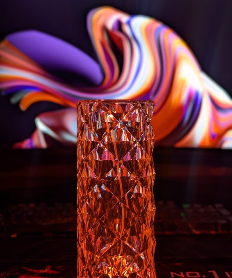 CrystalGlow™ Diamond-Cut LED Touch Lamp
